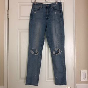american eagle mom jeans